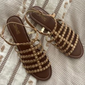 NWOT Carlos by Carlos Santana Studded Sandals